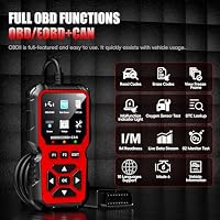 OBD2 Diagnosegerät OBD Auto Diagnose,OBD EOBD+CAN Scanner Auslesegerät mit OBDII Funktionen,OBD-II Diagnosewerkzeuge für alle Fahrzeuge,KFZ Auslesegerät Deutsch für BMW VW Mercedes Audi – Ansicht 2
