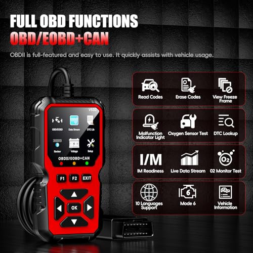 OBD2 diagnosis coche multimarca compatible con Mercedes BMW Audi y lector de código OBDII 2
