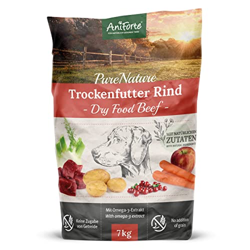 Produktbild von Natürliches Hunde Trockenfutter Rind - 7 kg