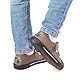 Nordan 910450 bequeme und rutschfeste Kinderschuhe aus Textil für Spaziergänge, Kindergarten und Zuhause (khaki 3700, 30)