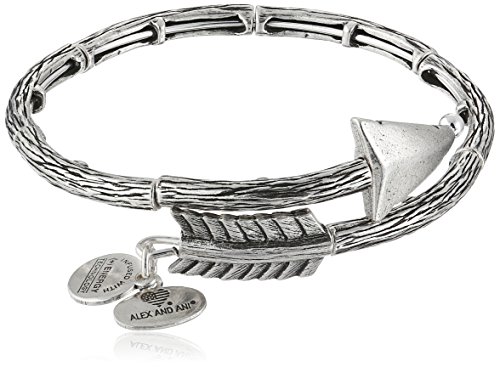 Alex and Ani Love Struck Arrow Wrap Rafaelian Bangle Bracelet