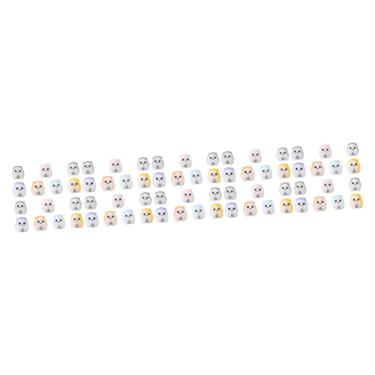 Micro-aménagement paysager avec ornements plantes et mini hamsters de fête Toddmomy