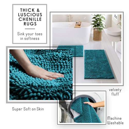 Clara Clark 22PC Bathroom Accessories Set, Teal by Clara Clark - Image 5