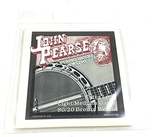 John Pearse StringsR StringsR 1710LM 5���o���W���[�p - 80/20 �u�����Y�� - ���C�g/�~�f�B�A���Q�[�W - X-�����O