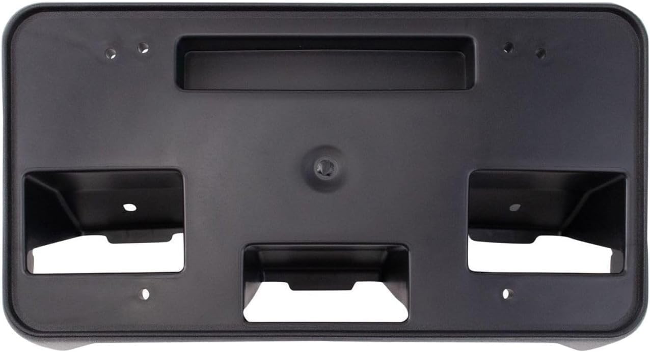 DAT AUTO PARTS Front License Plate Bracket Frame Cover Tag Holder Replacement for 2020-2022 Chevrolet Sierra 2500 HD 3500 HD Pickup Truck Black Textured Plastic GM1068212 84186106