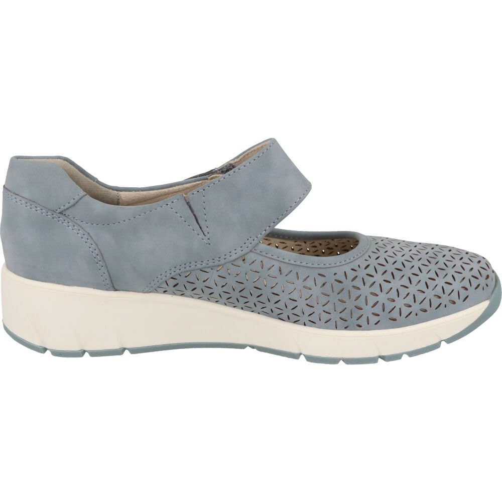 Jana Damen Halbschuhe mit Klettverschluss Vegan