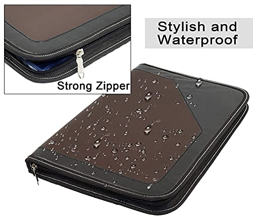 Image of PU Leather Multipurpose File Sleeve to Store A4 Professional Files and Folders, Certificate, Legal Size Documents Holder and for Men and Women (Multicolor) (18 Sleeve-2PCS)