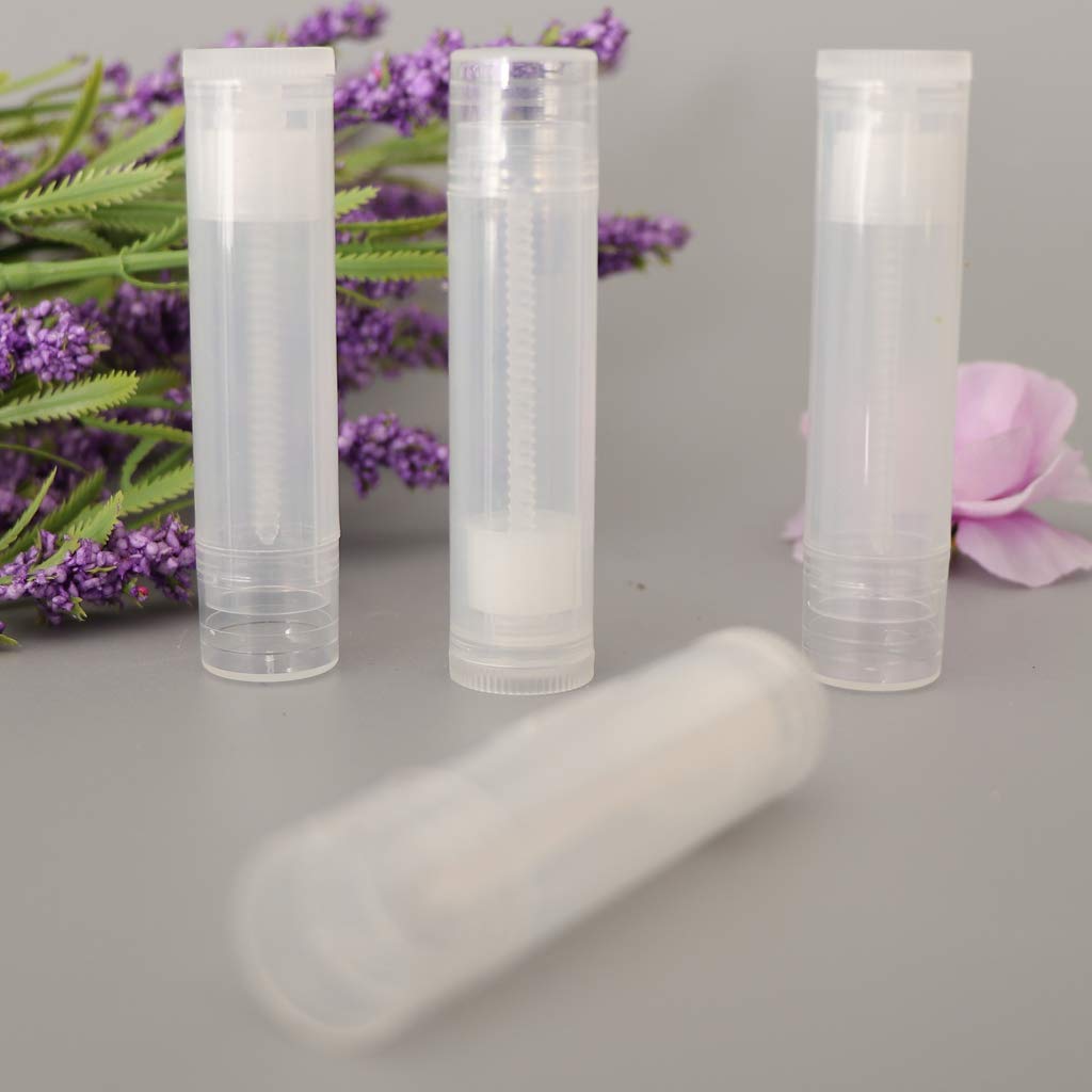 Packdost 5 Grams Transparent Empty Chapstick Lip Stick Tube Container for Lip Balm Lipstick Cosmetic & Makeup Use Pack of 50 4