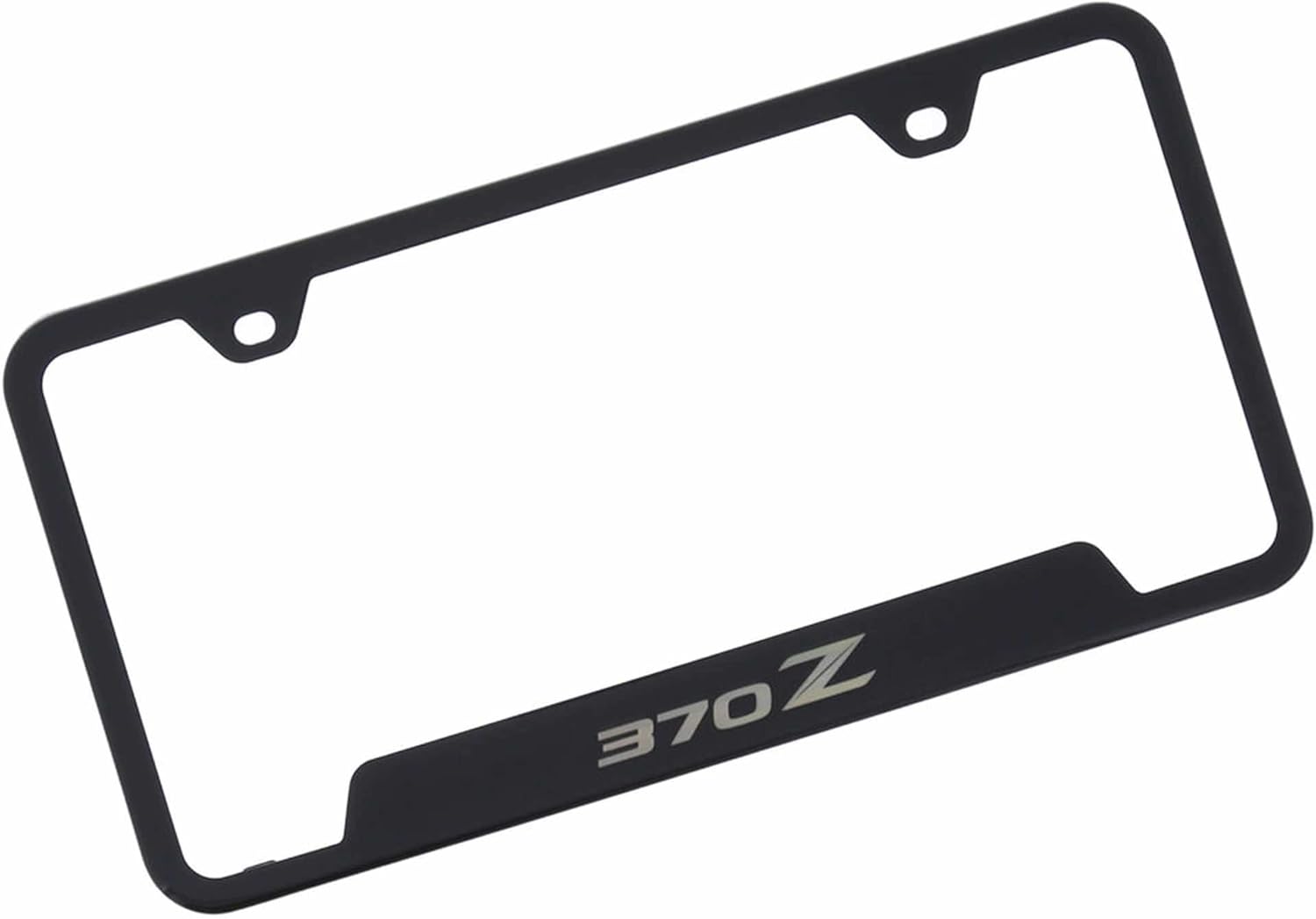 Au-TOMOTIVE GOLD License Plate Frame for Nissan 370Z (Black)