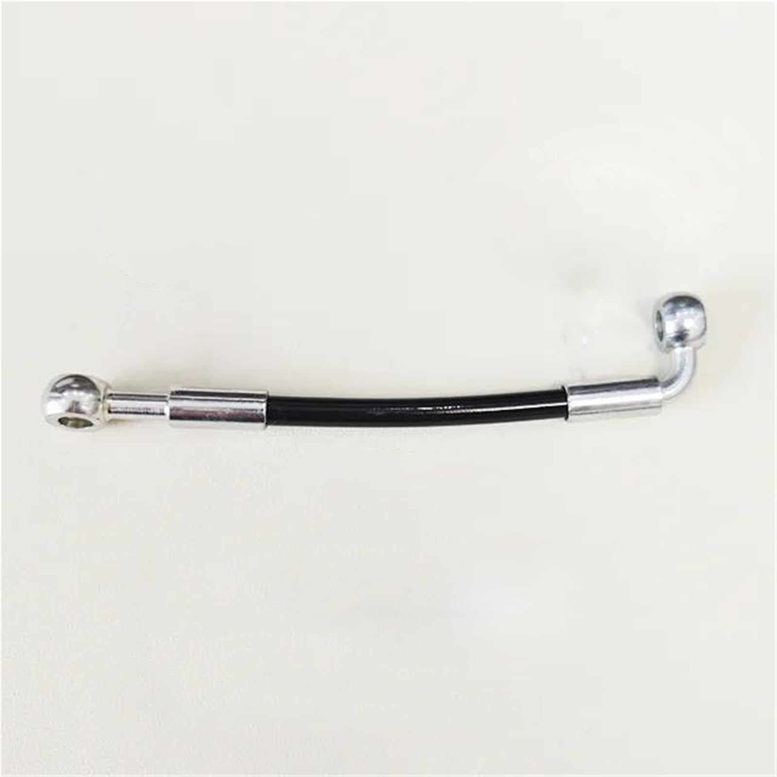 Lmnmy One Color Motorcycle Brake Clutch Line M8 Banjo Motorcycle 30Cm-500Cm Braided Brake Hose 0°-90° Hydraulic Cable Oil Pipe Accessories For Kawasaki For Y-Amaha For H-Onda(400Cm)