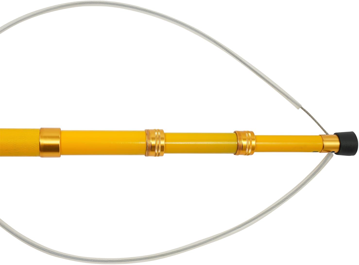 Water Safety Pole, 14.76Ft Telescopic Pool Rescue Hook, Emergency Life Saving Rescue Equipment for Pool Water Park, Outdoors, Seaside, Beach, Lake, Swimming, Rafting, Boating, Flood Relief