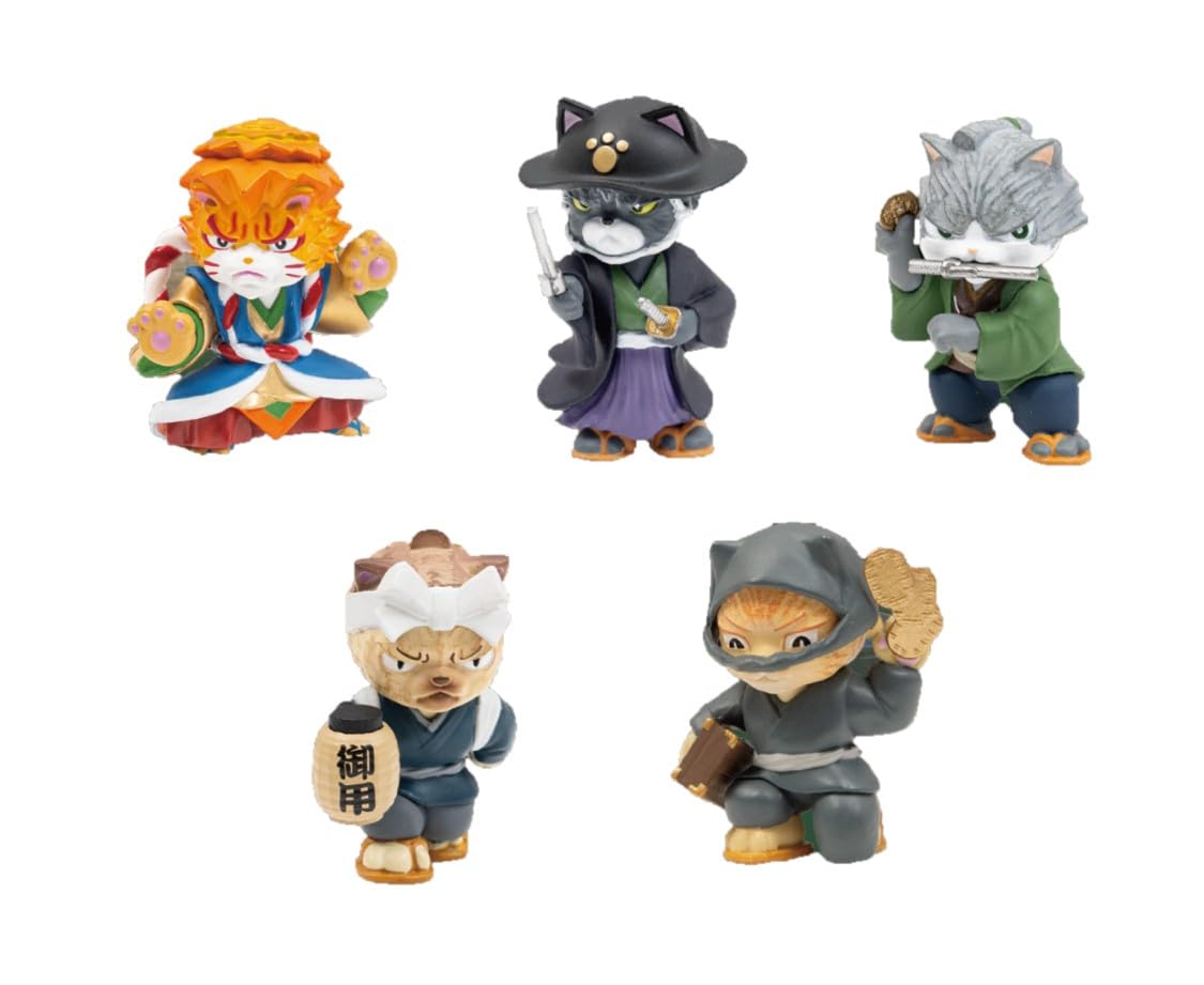 Amazon | ねこ時代劇 造形コレクション 第二幕[全5種セット(フルコンプ