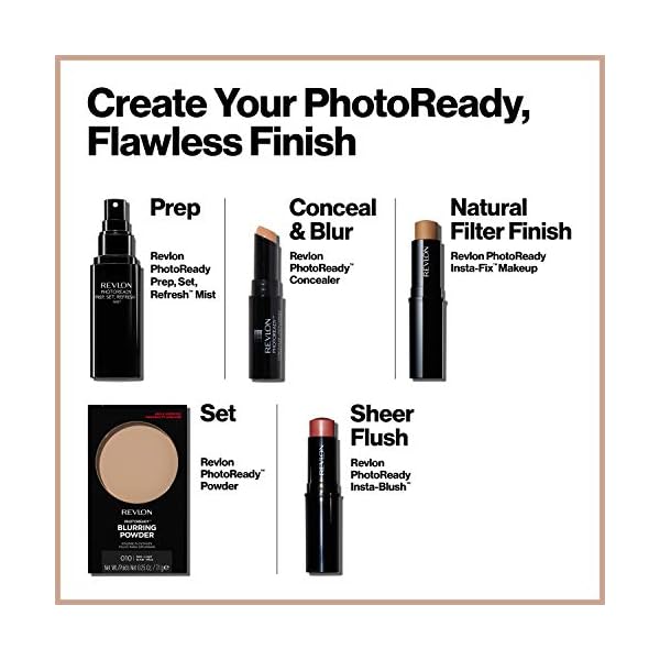 Revlon-Photo-ready-finishing-powder-translucent-71g Revlon Translucent Powder, PhotoReady Blurring Face Makeup, Lightweight & Breathable High Pigment, Natural Finish, 001 Translucent, 0.25 Oz