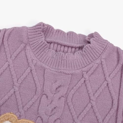 Mumetaz Toddler Baby Girl Sweaters Long Sleeve Crewneck Warm Pullover Knit Sweater Fall Winter Baby Girl Clothes3