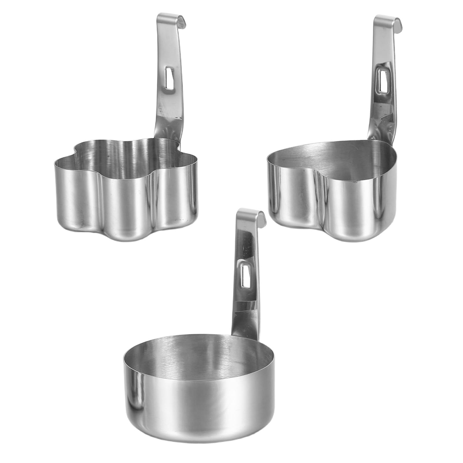 Molde para huevos escalfados antiadherente portátil de acero para cocina saludable