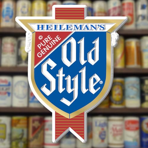 Imán vintage Heileman's Old Style Beer 3D de goma miniatura 4