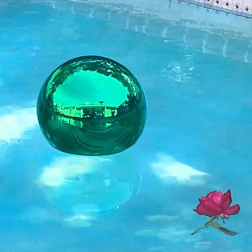 Vista 29 de Lily's Home bola espejada de acero inoxidable, color plata., 12 pulgadas, Plateado