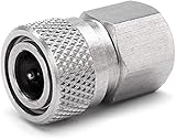 Gewindefittings Adapter Schnellkupplungen Paintball PCP Füllung Schnellspanner Trennkupplung Weibliche Montage Aufladung Schnellanschluss Adapterbuchse 1/8 BSP Weibliche Universal Armaturen mit Gewind