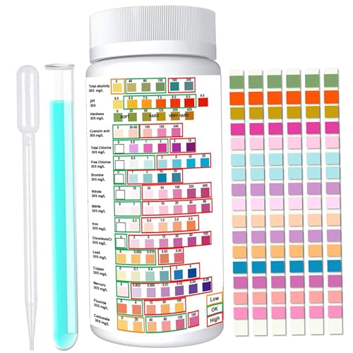 Kit de prueba de agua potable de 100 piezas para grifo y pozo 16 en 1 3