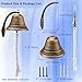 Homelavie Hanging Dinner Bell with Outdoor Mount, 4.7