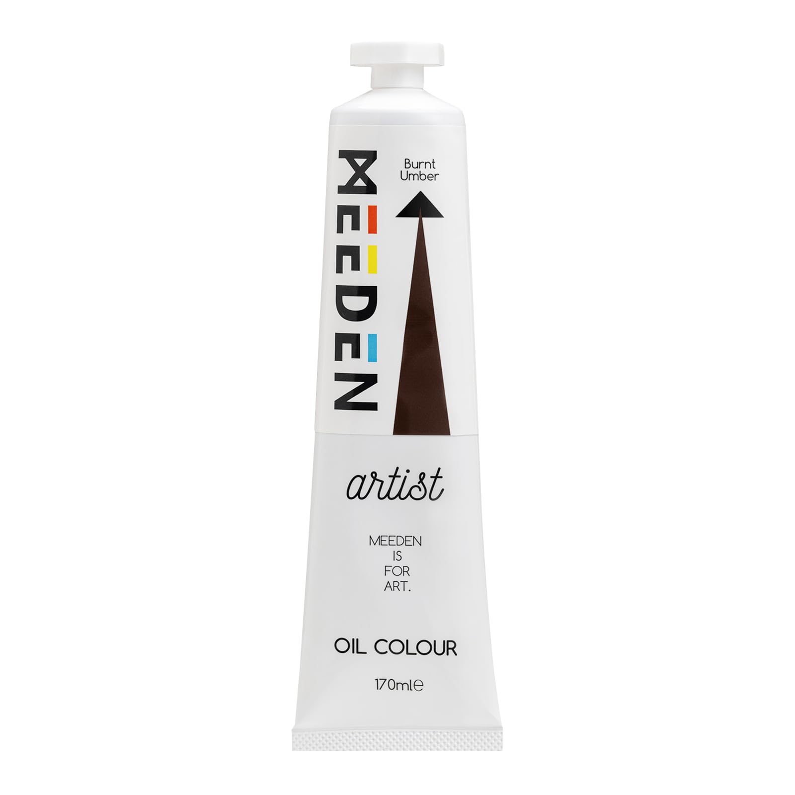 MEEDEN Artist Grade Oil Paint: Burnt Umber - 170ml Tube, Professional Art Paints for Canvas Painting