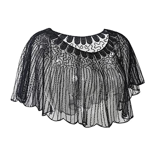 Châles de mariée à paillettes et capes de soirée haute qualité