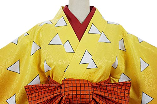 鬼滅の刃　我妻善逸　コスプレ　鬼殺隊　隊服　遊郭　着物 Amazon.co.jp: コスプレ衣装 鬼滅の刃 向き 我妻善逸 善子 吉原