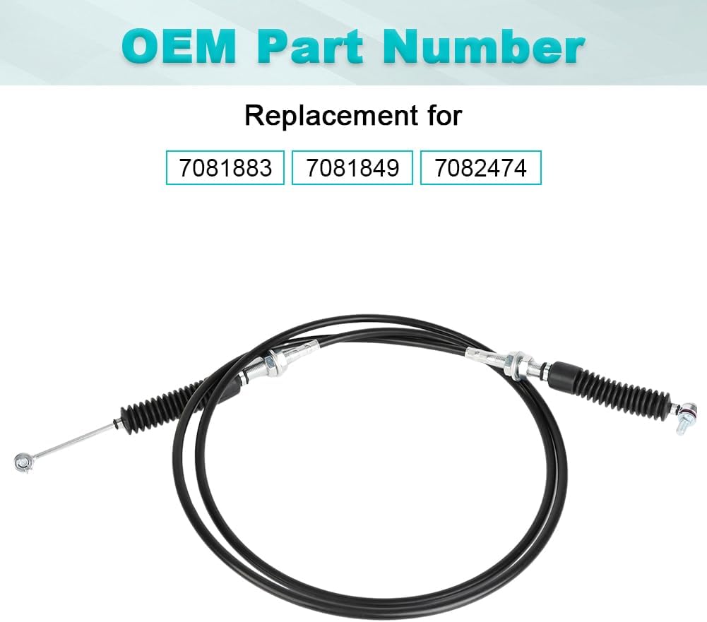 7081883 Gear Shift Cable Shifter Replacement for 7081849 7082474 | Shifter Cable Compatible with Polaris Ranger XP 900 XP 1000 570 500 ETX Ranger 1000 HST Diesel XP900 XP1000 2013-2020, 105in