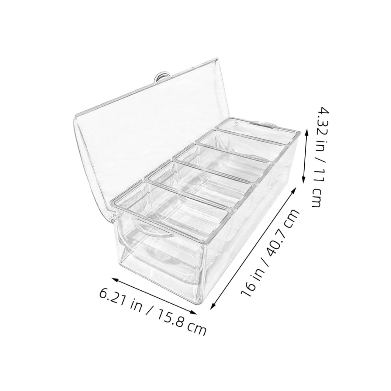 Boîte Assaisonnement Réutilisable avec Cuillères Plateau à Compartiments pour Épices et Condiments Rangement Cuisine Transparent et Pratique Set Pot Épices Réutilisable