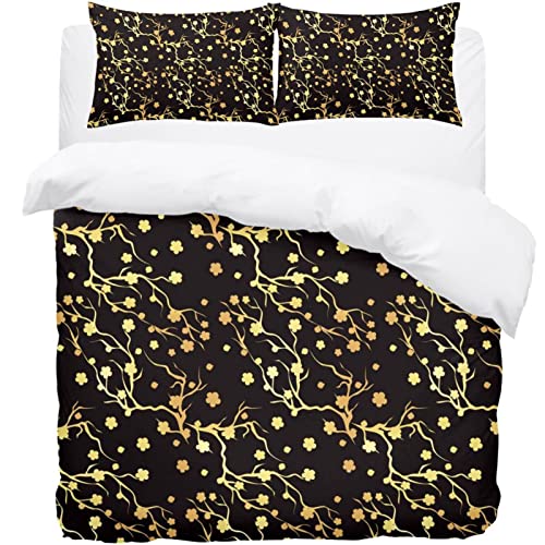 Parure de lit douce pour peau sensible : housse de couette fleurs Supersoft - 2