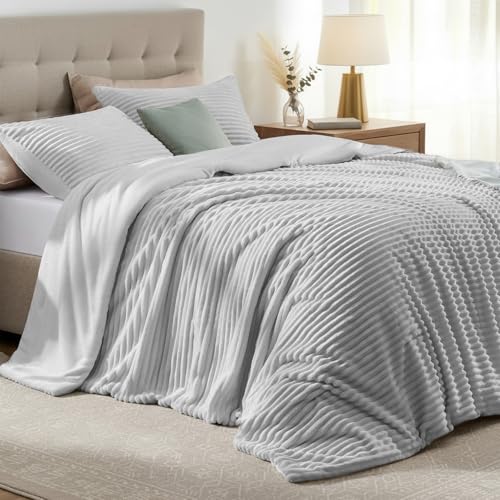 Quataly �ӂ�ӂ� �t���R���t�H�[�^�[�Z�b�g 3�s�[�X - �\�t�g&�t�@�W�[ ���C�g�O���[ �t�F�C�N�t�@�[ �|���z�c �t���T�C�Y �~�p�t���[�X�Q��Z�b�g�A�����H�ё�֊|���z�c1���A���J�o�[2���t��