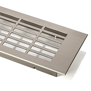 Sotech SO69816 Lüftungsgitter Edelstahloptik 250mm