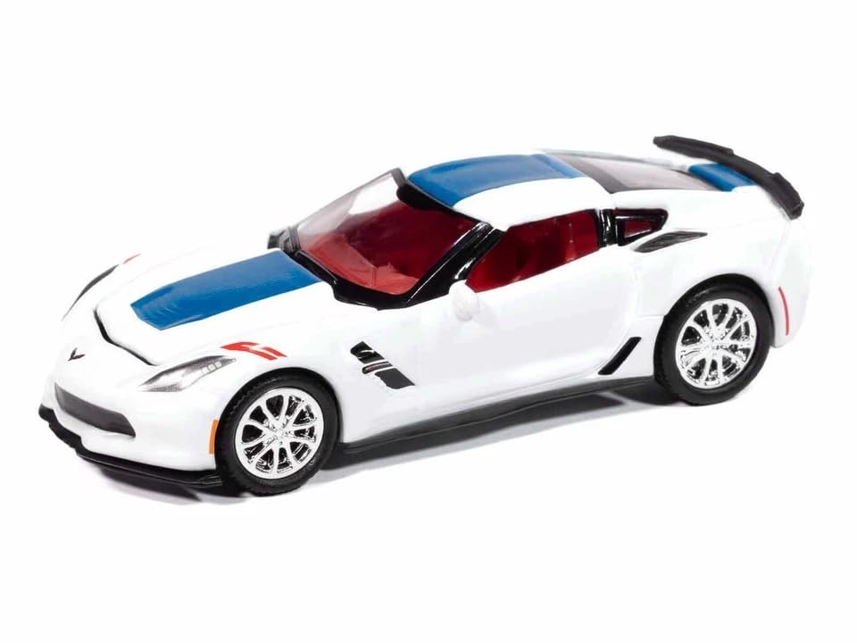 Modelo de Auto 2018 Grand Sport Blanco 1:64 Auto World miniatura 1