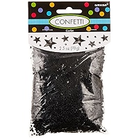 Amscan Metallic-Konfetti "60" In Schwarz & Silber – 14 G, Perfekt Für Geburtstage & Partys