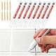 Fugenstift Weiß, 8 Stück Fugenmörtel Weiss Fliesen,Fugen Reparatur Stift mit Ersatzspitze Reparaturstift für Fliesen Wand Bodenfliesenfuge Boden Küchen und Badezimmern (Weiß)
