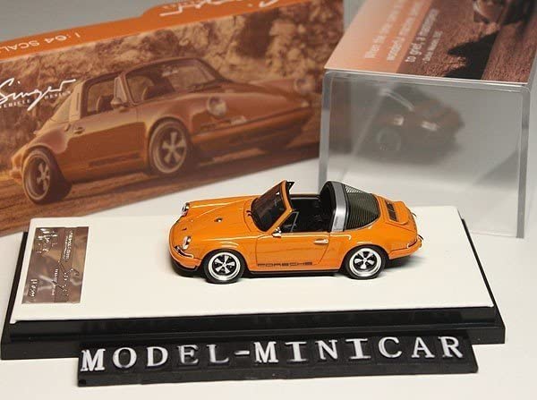 Amazon | △世界限定999台！Orange！Singer 1/64 ミニカー Porsche 911