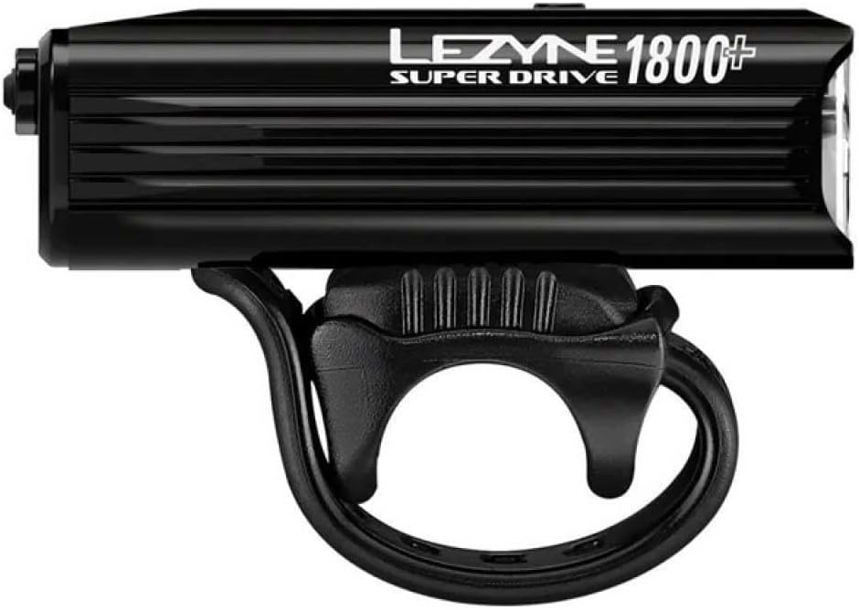 Lezyne Super Drive 1800+ Smart Bicycle Front Light, Loaded Kit, LED Headlight, Road, Mountain, Gravel Bike, USB-C Rechargeable