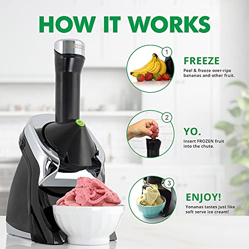 Yonanas IC0988BK13 988Bk Deluxe Vegan, Dairy-Free Frozen Fruit Soft Serve Maker thumb #4