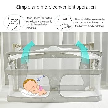 Amazon.co.jp: ベビーベッド 折りたたみ ベビーベッド 添い寝