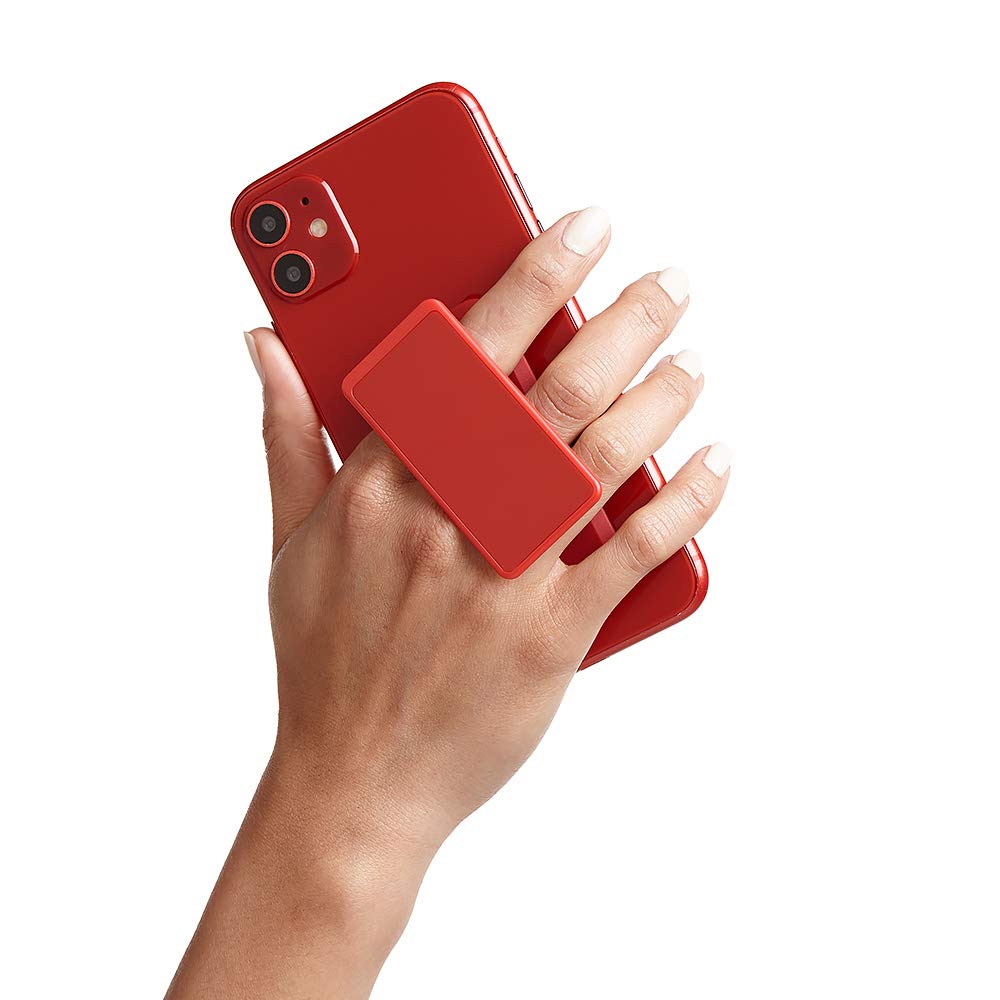 HANDL New York HANDLstick Red Grip and Stand for Smartphone