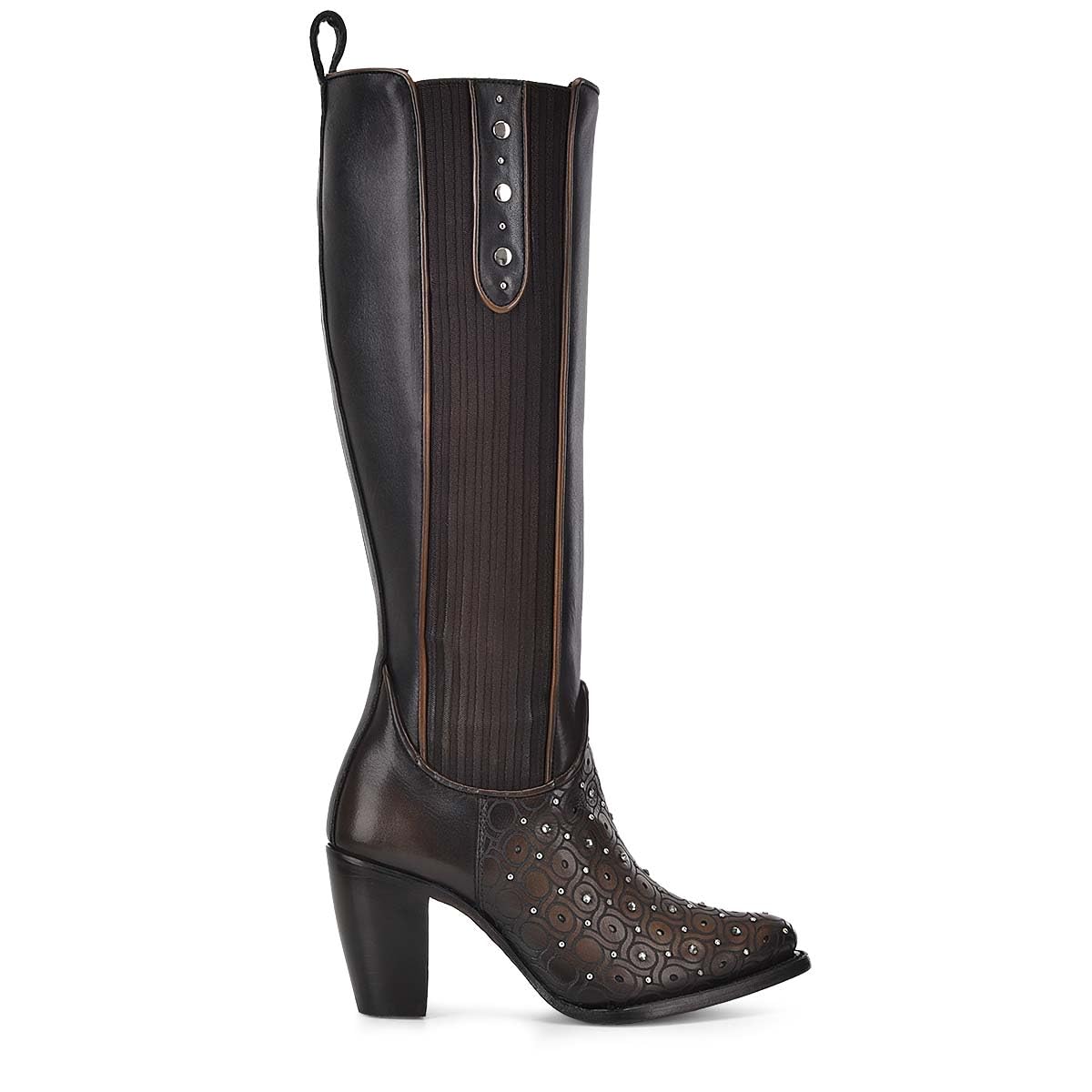 Cuadra Women's Tall Boot with Bovine Leather and Laser Engraving 3F0BRS