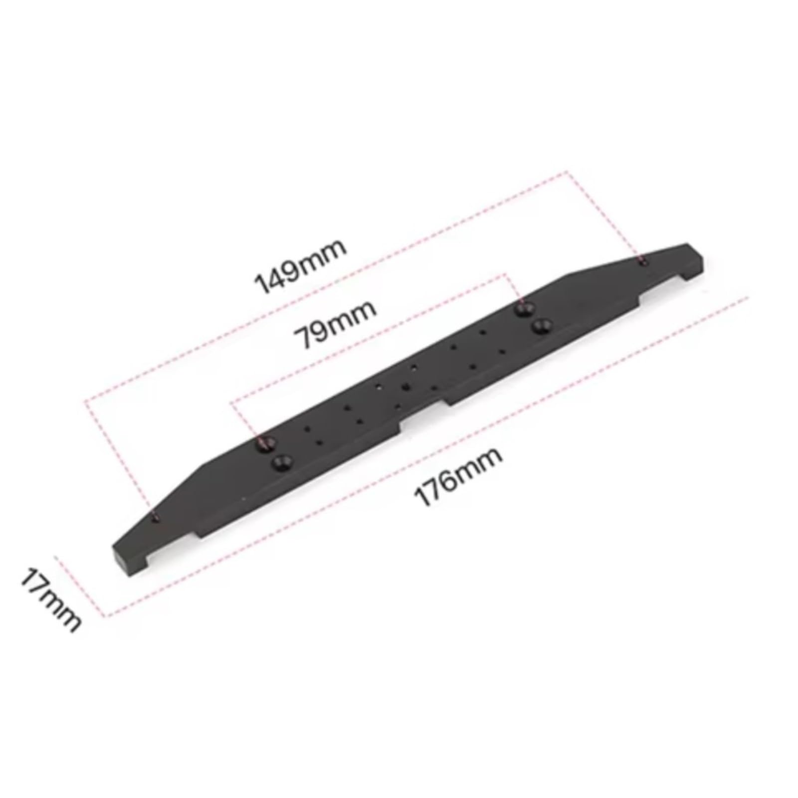 Gancio Traino Paraurti Posteriore Metallo Per Traxxas Per Defender 1/10 RC Auto Parti Aggiornamento Decorazioni Ricambi Componenti Modelli RC Ricambi Modellismo