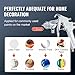 VEVOR Spray Paint Pressure Pot Tank, 2L/0.5gal Lightweight Air Paint Pressure Pot, 1.8mm Nozzle Spray Paint Gun 3m Hoses for Home Decoration Architecture Construction Automotive Painting, 45PSI Max