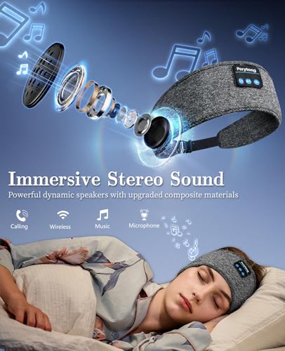 Perytong PTL01 New Sleep Headphones Adjustable Bluetooth Headband Headphones Wireless Earbuds Earphones thumb #3