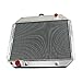 HonorPower 4 Row Core Aluminum Radiator Compatible with 1966-1979 Ford F100 F150 F250 F350 Pickup Truck Bronco L6 V8 Engines All Aluminum Radiador Radiators