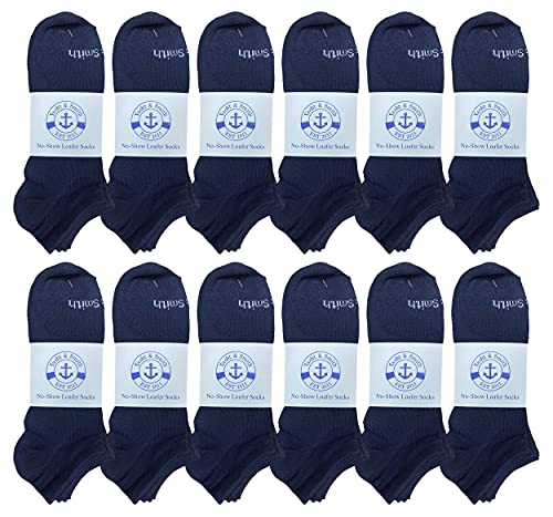 12 Pair Yacht & Smith Men's Low Cut Ankle Socks Thin Comfortable Lightweight Breathable Wholesale Bulk Sport Socks (Navy) 12 Pair Yacht & Smith Men's Low Cut Ankle Socks Thin Comfortable Lightweight Breathable Wholesale Bulk Sport Socks (Navy)
