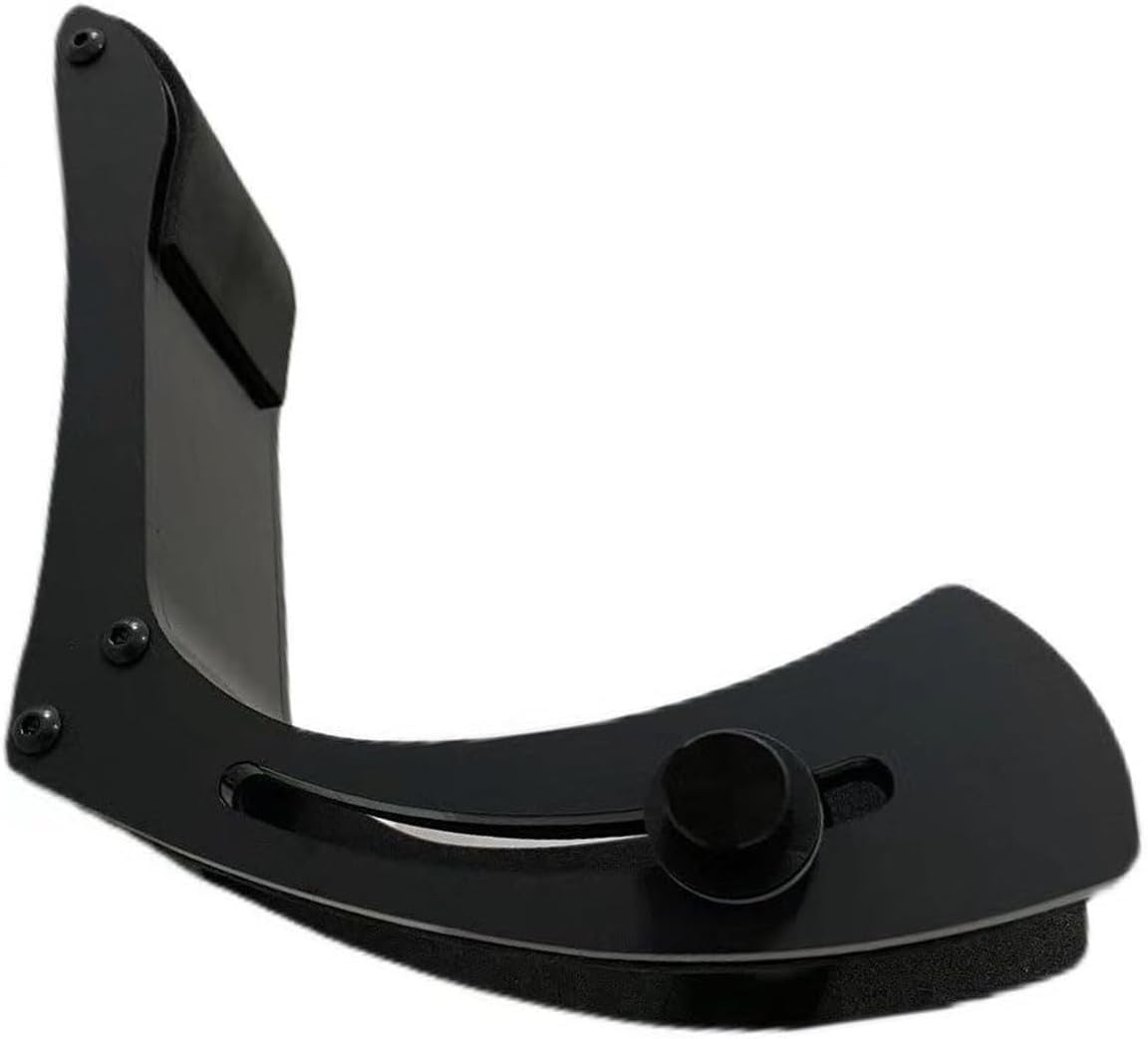 Guitar Support Electric Guitar Rest Adjustable Professional Electric Guitar Foot Stool Plastic and Metal Guitar Footstool Leg Stand Guitar Lifter for Guitar Players Black
