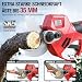 SOARFLY Akku Astschere, Akku Gartenschere mit 2x2000mAh Batterien, 35mm Maximaler Schnittdurchmesser, Brushless Motor mit LCD Display und Energiesparfunktion für Garten und Obstbäume (Rot)