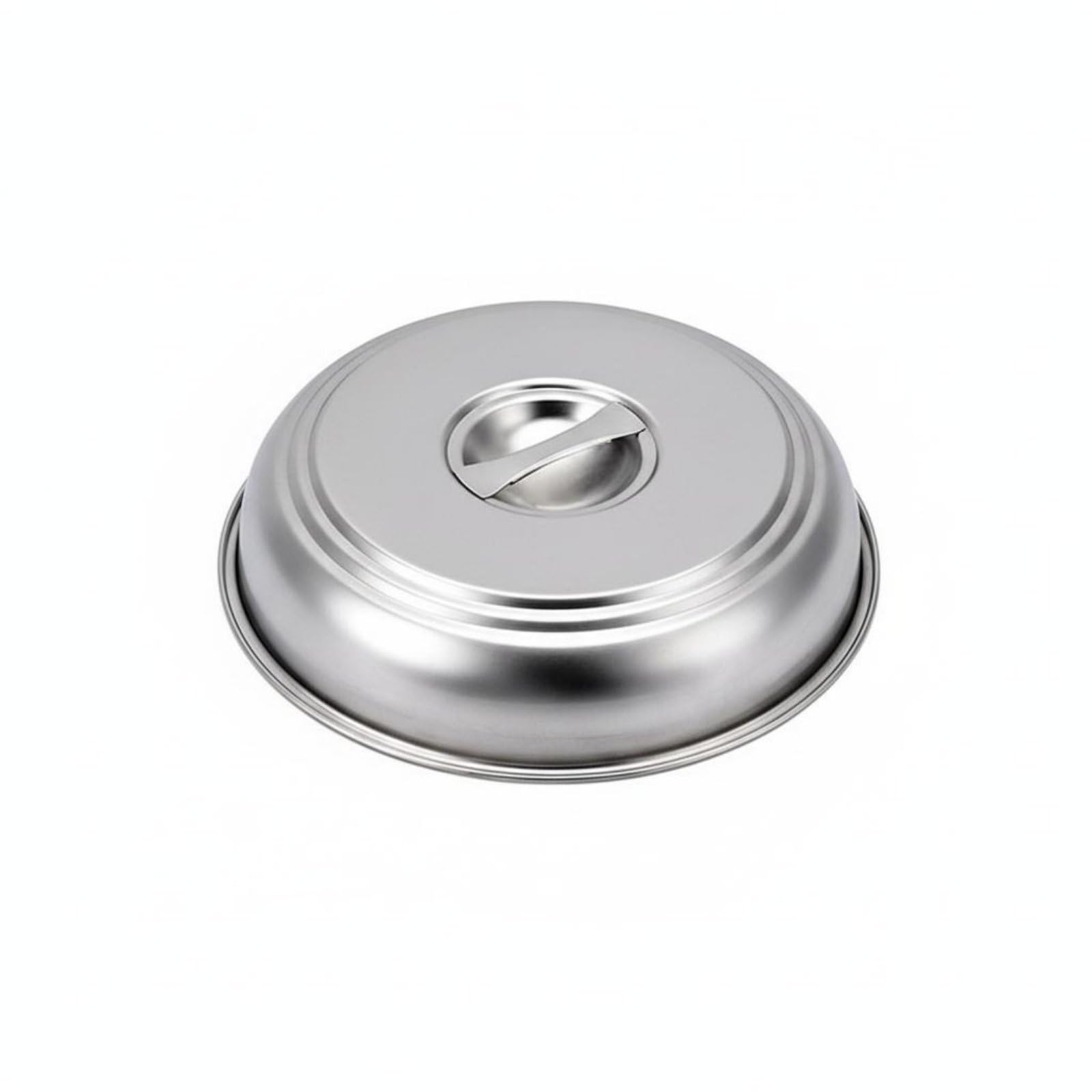 Teppanyaki Steak Cover Sturdy Duty Stainless Steel Food Dome Round Metal Cloche Lid Versatile Serving Cloche Long-Lasting, 20.5CM-image-47