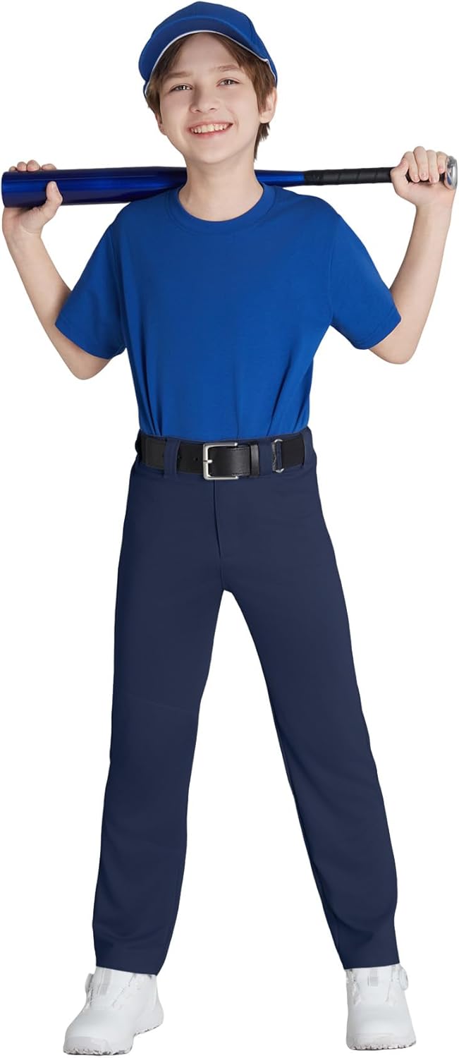 QBK 2T 3T 4T 5T to 17 Years Toddler Boys Baseball Pants Girls Softball Pants Kids Tee Ball Pants